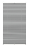 Easyfix Plissee mit 2 Bedien- schienen schiefer 100 x 130 cm