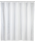 Polyester Duschvorhang uni weiß, 180x200 cm