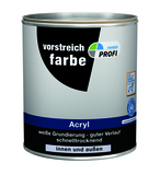 PROFI Acryl Vorstreichfarbe Weiß 2,5 L.
