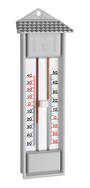 Max-Min-Thermometer, grau quecks.frei, 230 x 79 mm, 120g