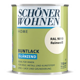 Home Buntlack glänzend Reinwei ß RAL 9010 0,75 L