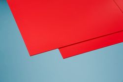 Hobbycolor Kunststoffplatte rot 3x250x500 mm