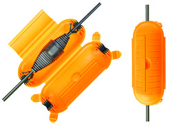 Stecker-/Kupplung IP44, extra groß, Farbe: gelb Safe-Box