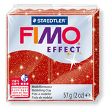 Fimo® Effect rot glimmer 57g