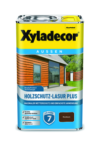Xyladecor Holzschutz-Lasur Plus Nussbaum 2,5 L