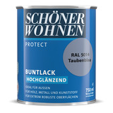 ProfiDur Buntlack Hochglänzend taubenblau RAL 0,75 L