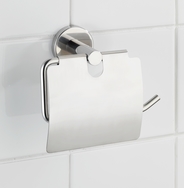 Toilettenpapierhalter Bosio m. Deckel, glänzend