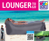 Lounger To Go®, Polyester,grau ca.240x70cm, ohne Luft