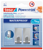 tesa Powerstrips® Waterproof Duohaken Zoom, Metall