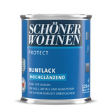 Protect Buntlack hochglänzend Taubenblau RAL 5014 0,125 L