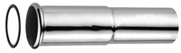Verlängerungsrohr 32 x 125 mm Messing-Chrom