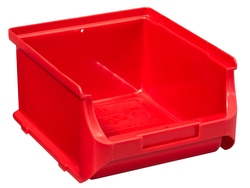ProfiPlus Box 2B, rot, TÜV/GS Stapelsichtbox, 135x160x82 mm