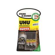 UHU - ALLESKLEBER SUPER Stron g & Safe MINIS 3 x 1 g