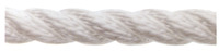 Polypropylen-Multifil-Seil Ø 12 mm, 3-fach gedreht, weiß