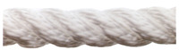 Polypropylen-Multifil-Seil Ø 14 mm, 3-fach gedreht, weiß