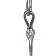 Simplex-Klemmen, verzinkt für Seile bis Ø 3,0 mm, 2 St.