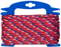 Polyester-Seil rot-weiß-blau Ø 5,5 mm, L 20 m, 16-fach-gefl