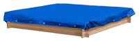 Abdeckplane für Sandkasten blau 150x150 cm